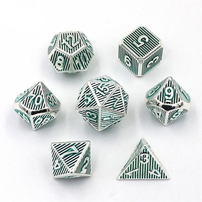 เกมพนันบนโต๊ะแบบตั้งโลหะหลายหน้า Dnd Rpg Coc สีทองแดง