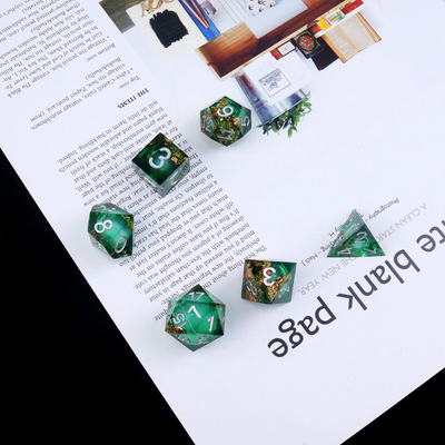 สีเขียว โฟลีย์ทอง สารสกัดธรรมชาติ เกมพนันโต๊ะหลายด้าน Dice Border Gate