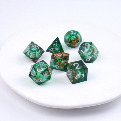 สีเขียว โฟลีย์ทอง สารสกัดธรรมชาติ เกมพนันโต๊ะหลายด้าน Dice Border Gate
