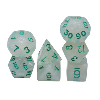สะดวก สีพริก RPG Dice Handcraft สี Polyhedral Dice