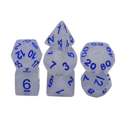 สะดวก สีพริก RPG Dice Handcraft สี Polyhedral Dice