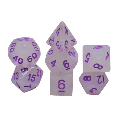 สะดวก สีพริก RPG Dice Handcraft สี Polyhedral Dice