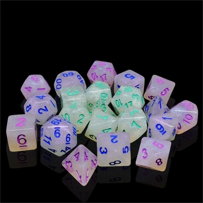 สะดวก สีพริก RPG Dice Handcraft สี Polyhedral Dice
