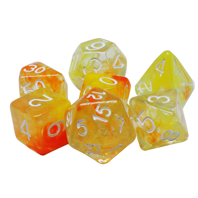 สองเส้นควันรวมกัน รีสิน RPG ลูกเต๋า เกมโต๊ะ ลูกเต๋าชุด