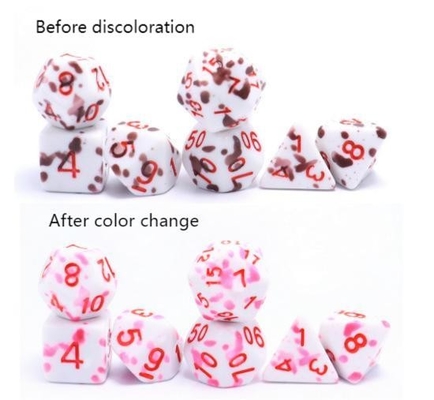 อุณหภูมิสูง การเปลี่ยนแปลงสี กราฟฟิตี้ สีผี สีธาตุ เกมพนันลูกเต๋า