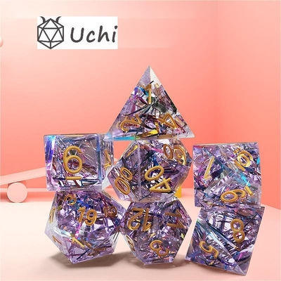 สายสีม่วง สีเรซิน บอร์ดไดส์ เซ็ตมังกรและ Dungeon