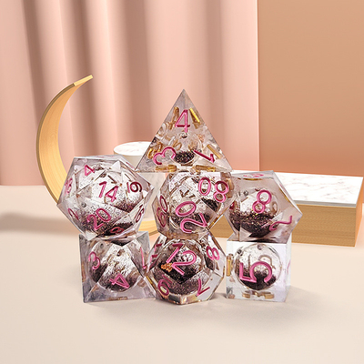 สีน้ําทรายไหลน้ําตาล ธ อร์ซิน ดิซ Polyhedral ทนต่อการฉีก