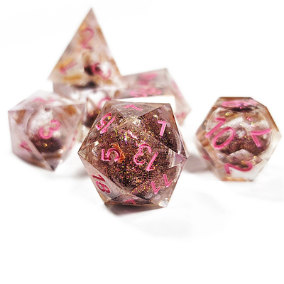 สีน้ําทรายไหลน้ําตาล ธ อร์ซิน ดิซ Polyhedral ทนต่อการฉีก