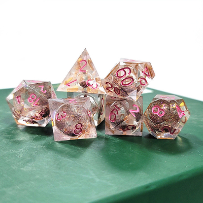 สีน้ําทรายไหลน้ําตาล ธ อร์ซิน ดิซ Polyhedral ทนต่อการฉีก