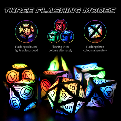พลาสติก LED ไดส์สว่าง ฟุตบอลเกมโต๊ะชาร์จใหม่