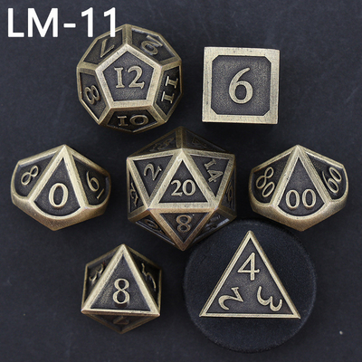 เกม D20 ดวงเหล็กแข็งแบบกําหนดเอง D &amp; D โพลีเอเดรอน DND ดวง RPG