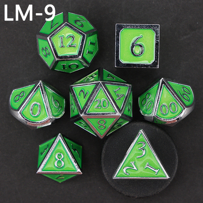 เกม D20 ดวงเหล็กแข็งแบบกําหนดเอง D &amp; D โพลีเอเดรอน DND ดวง RPG