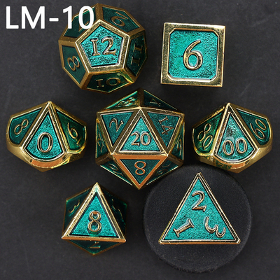 เกม D20 ดวงเหล็กแข็งแบบกําหนดเอง D &amp; D โพลีเอเดรอน DND ดวง RPG