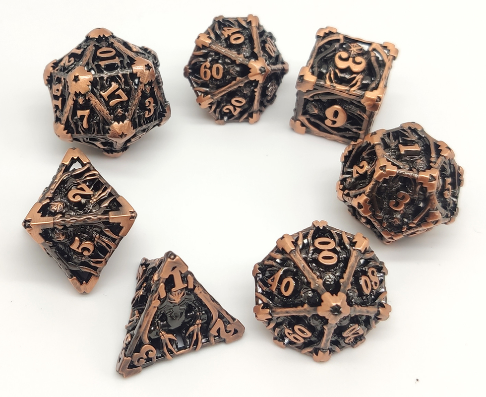 Neat Sharp Edges Mini RPG Dice DND แกะสลักด้วยมือทนทานสำหรับ Savage World