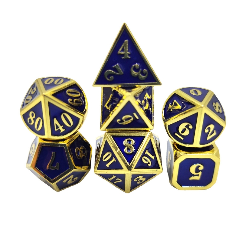 DND RPG มินิเมทัลไดส์ วิ่งกลุ่มเกมสําหรับเกมโต๊ะหลายใบหน้า