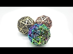 ลูกเต๋าโลหะเปลือก 60D