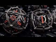 เสียงลูกกลอง ลูกเต๋าโลหะรู DND มังกรและคุกใต้ดิน COC