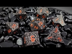 กลมสกปรก ลูกเต๋าโลหะเปลือก DND มังกรและคุกใต้ดิน COC