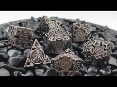 ลูกเต๋าโลหะขุมลูกธนู DND มังกรและคุกใต้ดิน COC