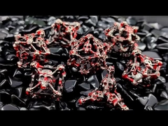 กระดูกกระดูกลูกเต๋าโลหะเปลือก DND มังกรและคุกใต้ดิน COC