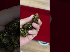 สร้างสร้างสรรค์เรื่องของร็อกบี้ เซตลูกเต๋าโลหะเปลือก มังกรและห้องใต้ดิน DND#RPG#เกมกระดาน